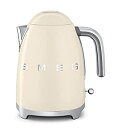 【中古】【未使用未開封】Smeg KLF01CRUS 50's Retro Style Aesthetic Electric Kettle%カンマ% Cream by Smeg