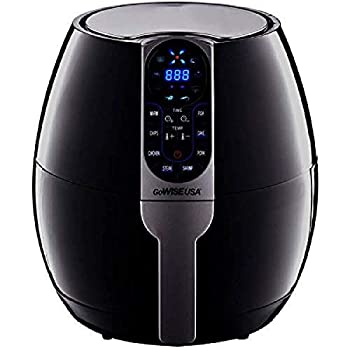 【中古】GoWISE USA 8-in-1. Electric Air Fryer Digital Programmable Cooking Settings (3.7 QT カンマ Black 2.0) by GoWISE USA