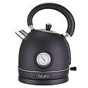 【中古】【未使用未開封】Talafa 電気ケトル 湯沸かし器 1.7L/1500W 電気ティーケトル 304ステンレススチール 熱湯沸かし器 温度計付き 自動遮...
