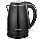 【中古】Cosori 電気ケトル(BPAフリー) 1.8クォート ステンレススチール 水ボイラー コーヒーポット 紅茶ケトル 水ヒーター コードレス 電気ティー...