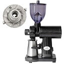 【中古】XEOLEOエスプレッソコーヒーグラインダー電気コーヒーグラインダーブラックフラットバーコーヒーミル家庭用フライス盤150Wコーヒーメーカー