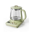 【中古】電気ポット 電気やかん フィルターと電気ポット1000W 1.5L多機能ガラスティーポット 空焚き防止(2)