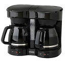 【中古】Kitchen Selectives CM-302BL Dual Carafe 12-Cup Drip Coffee Maker%カンマ% Black ...