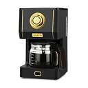 【中古】Amaste コーヒーメーカー 25オンス ドリップコーヒーマシン ガラスコーヒーポット付き レトロスタイルコーヒーメーカー 再利用可能なコーヒーフ