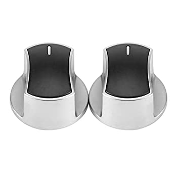 【中古】【未使用未開封】Telituny 2個 ストーブノブ ユニバーサル ガスストーブ 内径 6mm メタルスイッチ クッカーパーツ コントロールノブ 交換用 金属回転スイッチ ほ