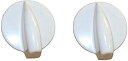 【中古】【未使用未開封】2パック 8181859 コントロールノブ Whirlpool Kenmore デュエット ウォッシャー ドライヤー 交換ノブ WP81859 81859 AP3128772 46197020472 8519