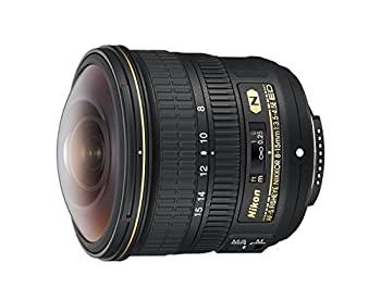 Nikon AF-S FISHEYE NIKKOR 8-15mm f/3.5-4.5E ED F/4.5-29 固定ズームカメラレンズ ブラック