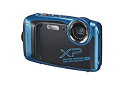 【中古】FUJIFILM 防水カメラ XP140 スカイブルー FX-XP140SB