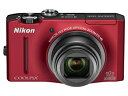 【中古】【未使用未開封】Nikon デジタルカメラ COOLPIX S8100 フラッシュレッド S8100RD 1210万画素 光学10倍ズーム 広角30mm 3.0型液晶 裏面照射型CMOS