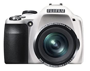 【中古】【未使用未開封】FUJIFILM デジタルカメラ FinePix SL300 光学30倍 ホワイト F FX-SL300WH