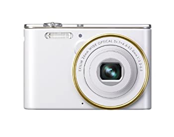 【中古】【未使用未開封】CASIO EXILIM デジタルカメラ 1610万画素 広角26mm ホワイト EX-JE10WE