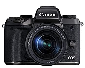 【中古】【未使用未開封】Canon ミラーレス一眼カメラ EOS M5 レンズキット EF-M18-150mm F3.5-6.3 IS STM付属 EOSM5-18150ISSTMLK