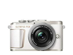 【中古】OLYMPUS ミラーレス一眼カメラ PEN E-PL10 14-42mm EZレンズキット ホワイト