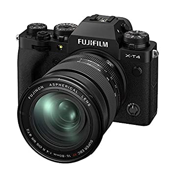 【中古】【未使用未開封】FUJIFILM ミラーレス一眼カメラ X-T4レンズキット ブラック X-T4LK-1680-B