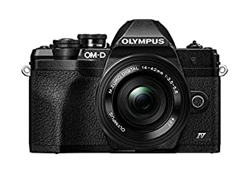 【中古】Olympus OM-D E-M10 Mark IV ブラックボディ ブラック M.Zuiko デジタル ED 14-42mm F3.5-5.6 EZレンズキット