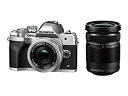 【中古】【未使用未開封】OLYMPUS ミラーレス一眼カメラ OM-D E-M10 MarkIV EZダブルズームキット シルバー