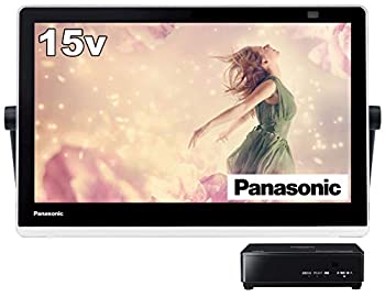 【中古】パナソニック 15V型 ポータブル 液晶テレビ インターネット動画対応 プライベート・ビエラ 防水タイプ ブラック UN-15N10-K