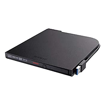 【中古】【未使用未開封】BUFFALO USB3．2(Gen1)対応 ポータブルBD 書込みソフト添付 ブラック BRXL-PTV6U3-BKA