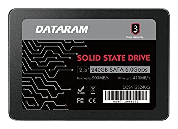 【中古】【輸入品・未使用】DATARAM240GB2.5インチSSDドライブソリッドステートドライブASUSROGMAXIMUSVIIIHeroAlpha対応