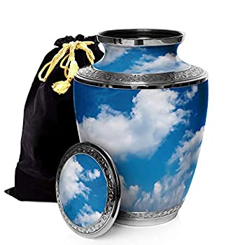 【中古】【輸入品・未使用】PrimePreferredChoiceHeavenlyClouds遺灰用骨壺大人用遺灰用骨壺大人用灰用骨壺200立方インチ大人用Lサイズ