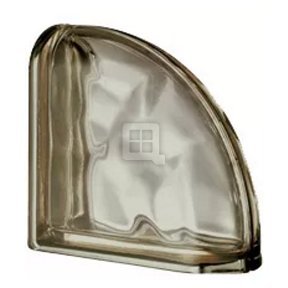 【中古】【輸入品・未使用】品質ガラスブロック7.5?X7.5?X3ペガサスMetalizedSienaWaveダブルエンドブロックガラスブロック