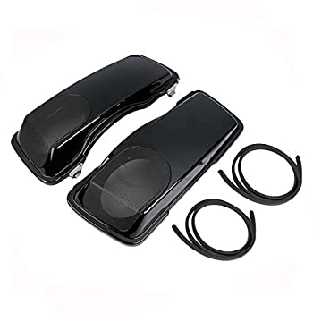 【中古】【輸入品・未使用】xfmt6?x9?%ダブルクォーテ%サドルバッグスピーカーLidsforHarleyElectraGlideRoadKingUltraCVO1993???2013