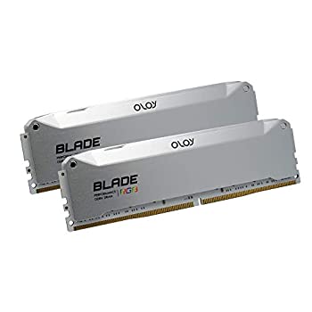 【中古】【輸入品・未使用】OLOyDDR4RAM16GB(2x8GB)ブレードオーラ同期RGB4000MHzCL151.5V288ピンデスクトップゲーミングUDIMM(MD4U0840150BRADE)