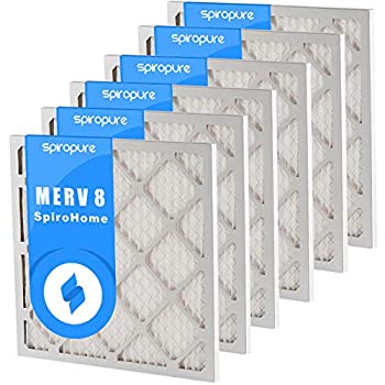 【中古】【輸入品・未使用】SpiroPure11X17X1MERV8プリーツエアフィルター-米国製(6パック)10%ダブルクォーテ%x10%ダブルクォーテ%x1%ダブルクォーテ%ホワイトSP-9.25X9.25X1