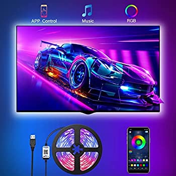 【中古】LEDテープライト RGB テレビバックライト Romwish 3M LEDストリップライト SMD 5050 DIY 切断可能 APP制御 調光調色 間接照明 ledライト USB式