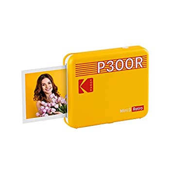 【中古】コダック KODAK Mini 3 Retro 4PASSポータブルフォトプリンター(7.6cmx7.6cm)+8枚,イエロー