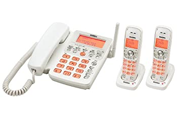【中古】UNIDEN デジタルコードレス留守番電話機 子機2台タイプ ホワイトメタリック UCT-206P2(W)