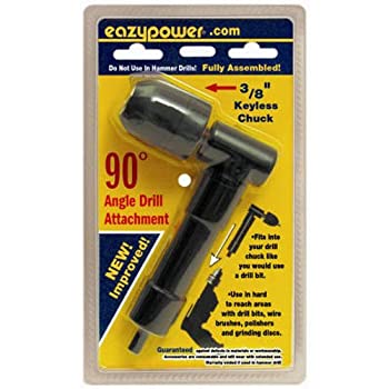 Eazypower 81544 90-Degree 3/8-Inch Angle Drill Attachment by Eazypower