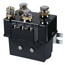 【中古】Queenwind ブラック 12V DC 500Amp 1500lb 4x4 ヘビーデューティウインチリレーソレノイド