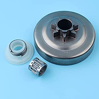 【中古】チェーンクラッチドラム拍車ピニオンワームギア.325"Husqvarna 340 346 xp 350 445 450 445E 4..