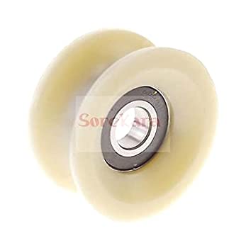 【中古】20 * 84 * 40mmU溝幅27mmガイドプーリーシーブシールレールベアリングBU2084