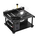 【中古】テーブルソー、7レベル速度調整可能電気テーブルソー、ミニデスクトップ丸鋸、アングルガイド付き、最大35mmの切削深さ軟質金属およびその他の材