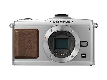 【中古】OLYMPUS マイクロ一眼 PEN E-P2 ボディ シルバー E-P2BODY-SLV