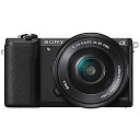 【中古】SONY ミラーレス一眼 α5100 パワーズームレンズキット E PZ 16-50mm F3.5-5.6 OSS付属 ブラック ILCE-5100L-...