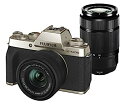 【中古】FUJIFILM ミラーレス一眼カメラ X-T200ダブルズームレンズキット シャンパンゴールド X-T200WZLK-G(2)