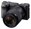 【中古】Sony Alpha A6400 Mirrorless Digital Camera with 18-135mm Lens - Wi-Fi and NFC Enabled, International version - No Warranty (Black)