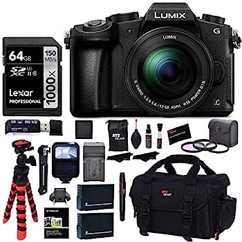 【中古】Panasonic LUMIX G85MK 4K Mirrorless Interchangeable Lens Camera Kit 12-60mm Lens Polaroid 64GB 2 Spare Batteries Charger Bag and Access