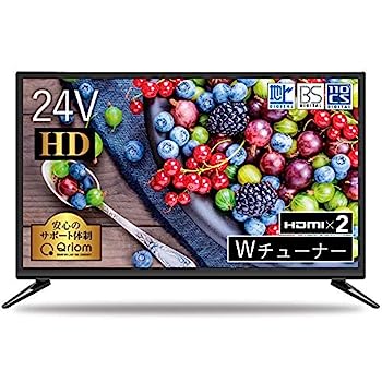 【中古】山善 24V型 ハイビジョン 液晶テレビ (裏番組録画 外付けHDD録画 対応) QRT-24W2K