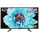 【中古】シャープ 42V型 液晶 テレビ AQUOS 4T-C42DH1 4K チューナー内蔵 2021年モデル