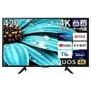 yÁzV[v 42V^ 4K t er AQUOS 4T-C42EJ1 Google TV Dolby Atmos (2022Nf) Wi-Fi6Ή