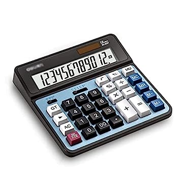 【中古】標準機能 関数電卓 デュアル パワー ベーシック オフィス電卓 大型ボタン ホーム 学生用デスクトップ電卓 大型電卓