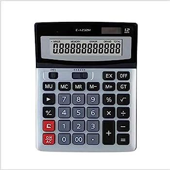 【中古】電卓 オフィスや学校のための多機能オフィスデスクトップ電卓デュアルパワーワイドスクリーン・コンピュータ 時間計算 (Color ..