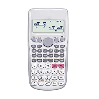 【中古】関数電卓 機能科学電卓10ビット基数表示電卓大学高校中学校電卓 関数 (Color : White)