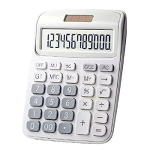 【中古】デュアル パワー関数電卓 応答性に 大型ボタン 基本的な事務用電卓 学生機能 統計用卓上電卓