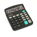 【中古】QUUL 12桁の電子大画面デスクトップ電卓ホームオフィス学校電卓財務会計ツール