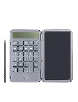 【中古】手書きボード、ミニポータブル多機能計算機、適切な会計学生の科学計算機の充電 電卓 (Color : グレー, サイズ : 1pack)